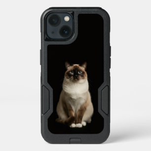 Black 4 Luxe iPhone 13 Case, Birmanese Cat