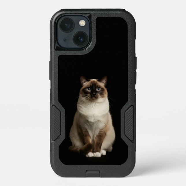 Black 4 Luxe  iPhone 13 Case, Birmanese Cat (Back)