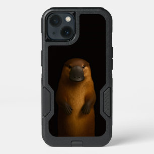 Black 4 Luxe iPhone 13 Case, Elegant Platypus Case