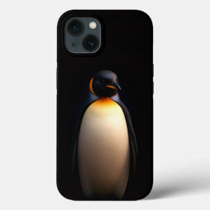 Black 4 Luxe iPhone 13 Case, Emperor Penguin Case