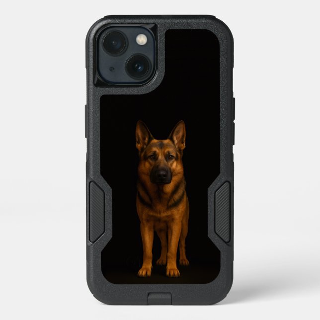 Black 4 Luxe  iPhone 13 Case, German Shepherd Case (Back)