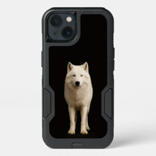 Black 4 Luxe  iPhone 13 Case, Ivory Arctic Wolf Case