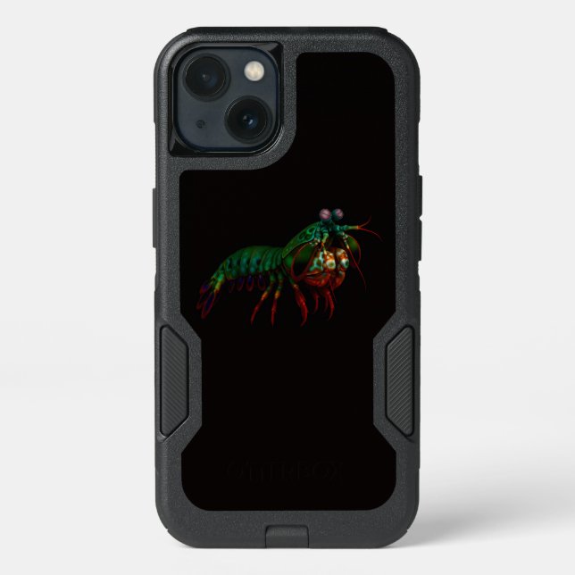 Black 4 Luxe  iPhone 13 Case, Mantis Shrimp Case (Back)