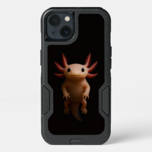 Black 4 Luxe iPhone 13 Case, Mexican Axolotl Case