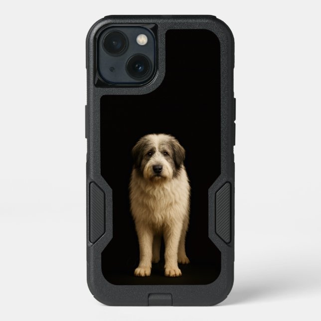 Black 4 Luxe  iPhone 13 Case, Mioritic Shepherd (Back)
