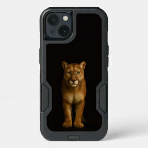 Black 4 Luxe iPhone 13 Case, Silent Prime Puma