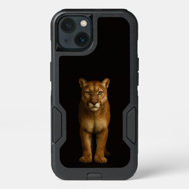 Black 4 Luxe  iPhone 13 Case, Silent Prime Puma Case (Back)