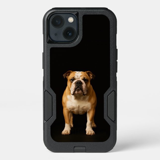 Black 4 Luxe  iPhone 13 Case, Stamina Bulldog Case (Back)