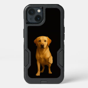 Black 4 Luxe iPhone 13 Case, Tender Labrador Case
