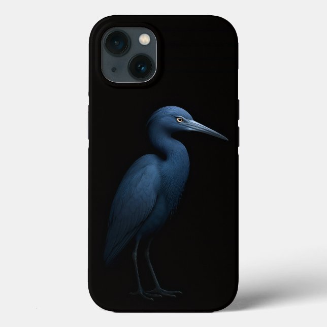 Black 4 Luxe iPhone 13, Little Blue Heron Case-Mate iPhone Case (Back)