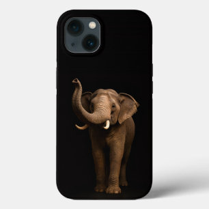 Black 4 Luxe iPhone 13, Mighty Elephant 13 Case