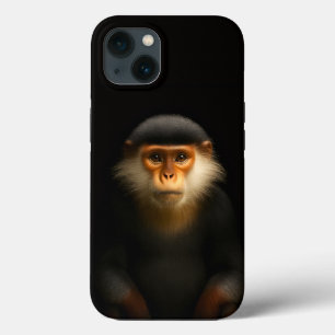Black 4 Luxe iPhone 13, Red Douc Langur iPhone 13 Case