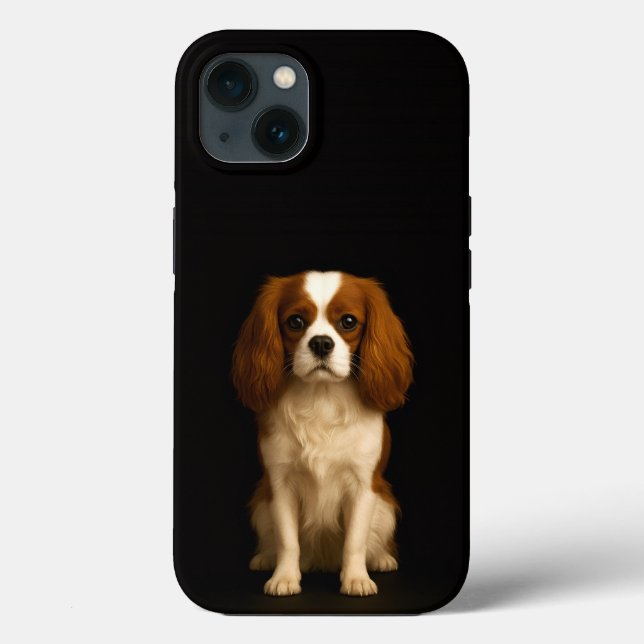 Black 4 Luxe iPhone 13, Sweet Cavalier Spaniel Case-Mate iPhone Case (Back)