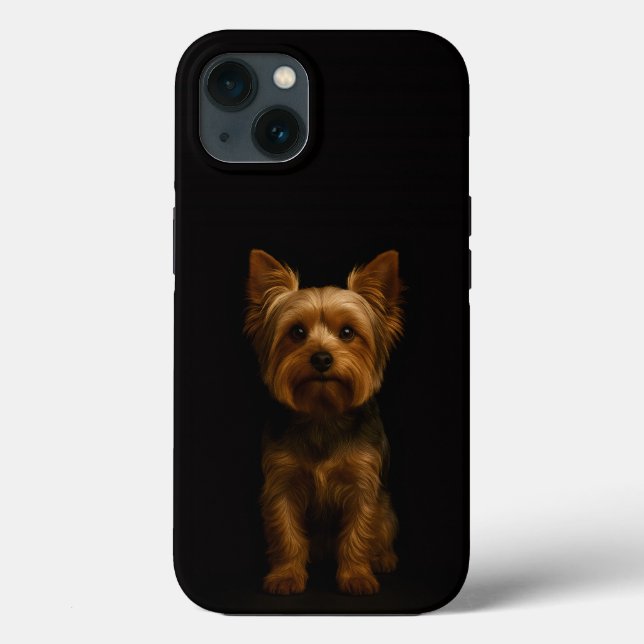 Black 4 Luxe iPhone 13, Yorkshire Terrier Case-Mate iPhone Case (Back)