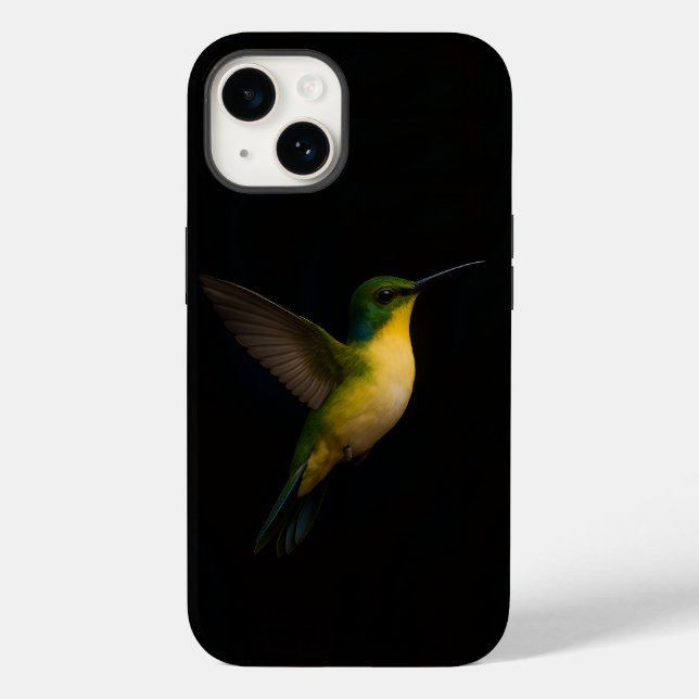 Black 4 Luxe iPhone 14 Case-Mate, Flying Bird Case-Mate iPhone Case (Back)
