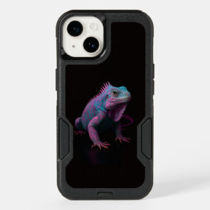 Black 4 Luxe iPhone 14 Case, Pink Iguana