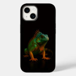Black 4 Luxe iPhone 14 Mate, Green Iguana Case-Mate iPhone 14 Case
