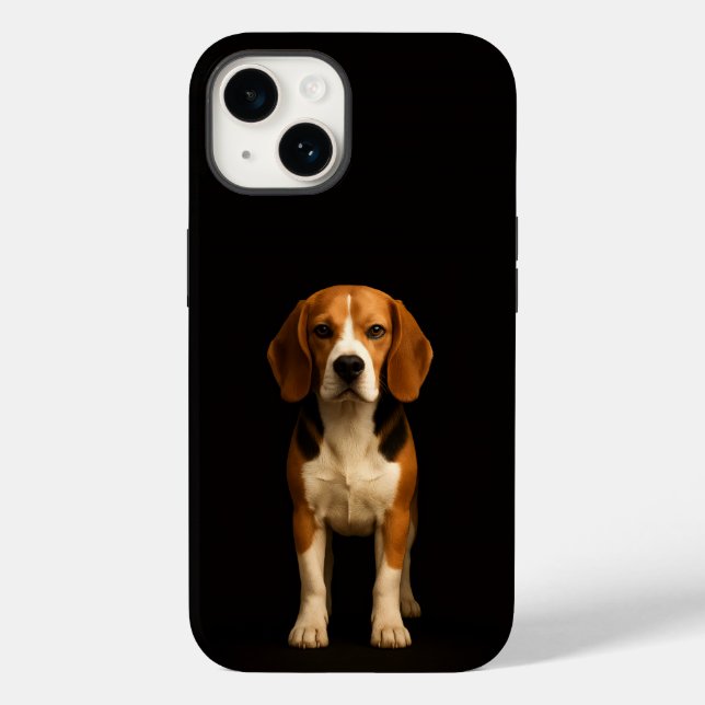 Black 4 Luxe iPhone 14 Mate, Kind Beagle Case-Mate iPhone Case (Back)