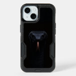 Black 4 Luxe iPhone 15 Case, Black Mamba