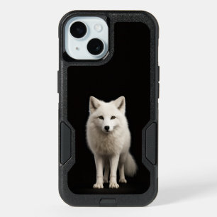 Black 4 Luxe iPhone 15 Case, Ivory Arctic Fox