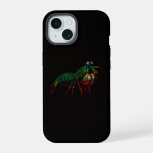 Black 4 Luxe iPhone 15 Case, Mantis Shrimp Case