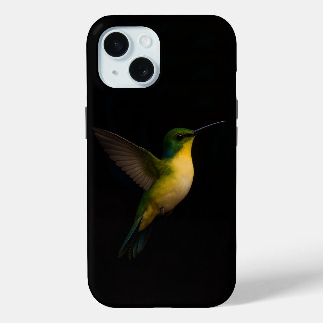 Black 4 Luxe iPhone 15 Case-Mate, Flying Bird Case-Mate iPhone Case (Back)