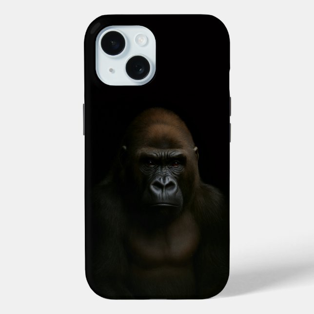 Black 4 Luxe iPhone 15 Case-Mate, Gorilla Case-Mate iPhone Case (Back)