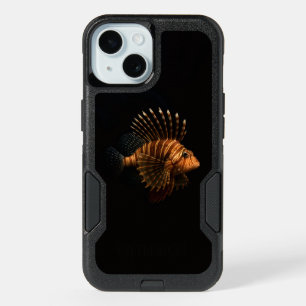 Black 4 Luxe iPhone 15 Case, Red Lionfish Case