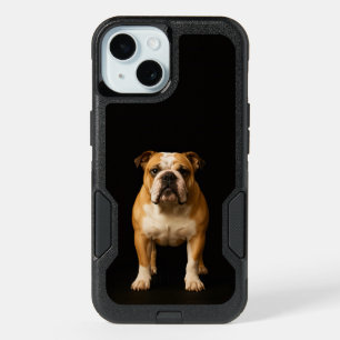 Black 4 Luxe iPhone 15 Case, Stamina Bulldog Case
