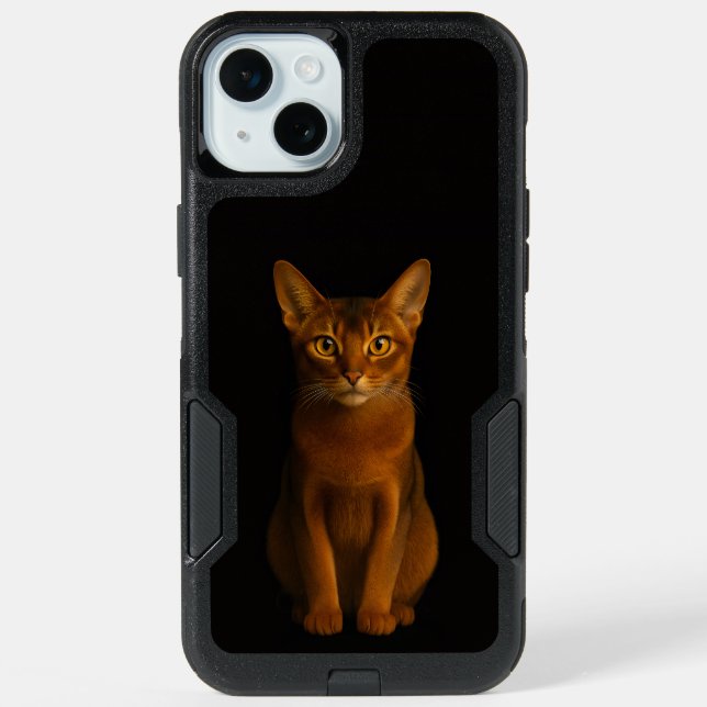 Black 4 Luxe iPhone 15 Plus, Abyssinian Beauty (Back)