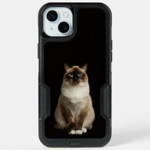 Black 4 Luxe iPhone 15 Plus, Birmanese Cat Plus Case