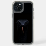 Black 4 Luxe iPhone 15 Plus, Black Mamba Snake iPhone 15 Plus Case