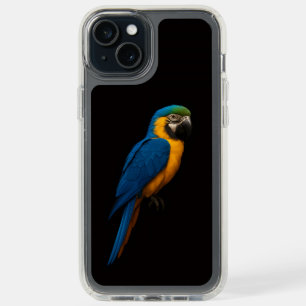 Black 4 Luxe iPhone 15 Plus, Blue Yellow Macaw iPhone 15 Plus Case