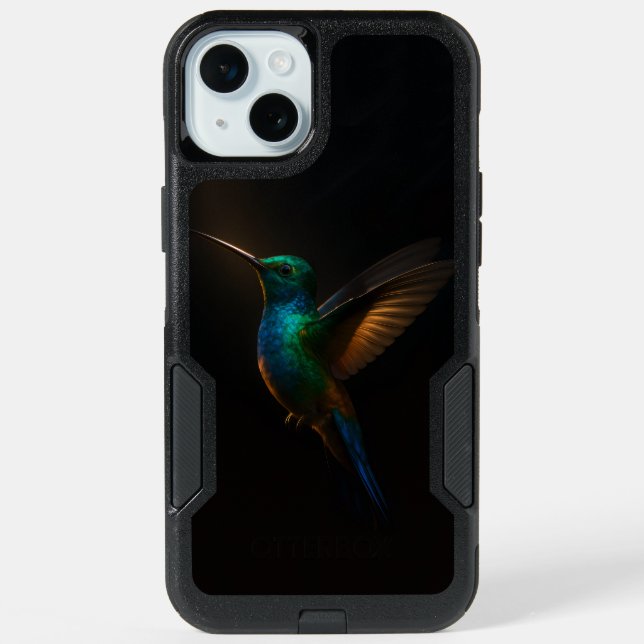 Black 4 Luxe iPhone 15 Plus Case, Flying Bird Case (Back)