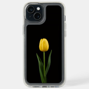 Black 4 Luxe iPhone 15 Plus, Golden Yellow Tulip iPhone 15 Plus Case