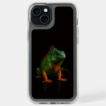 Black 4 Luxe iPhone 15 Plus, Green Iguana iPhone 15 Plus Case