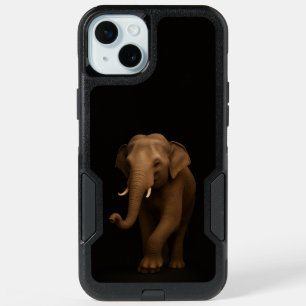 Black 4 Luxe iPhone 15 Plus, Indian Elephant Plus Case