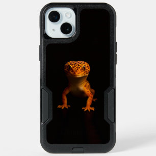 Black 4 Luxe iPhone 15 Plus, Leopard Gecko Plus Case