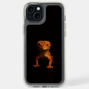 Black 4 Luxe iPhone 15 Plus, Leopard Gecko Plus Case