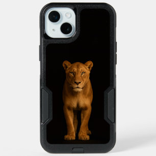 Black 4 Luxe iPhone 15 Plus, Noble Lioness Plus Case