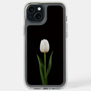 Black 4 Luxe iPhone 15 Plus, Pearl White Tulip Plus Case
