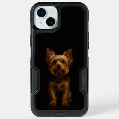 Black 4 Luxe iPhone 15 Plus, Yorkshire Terrier