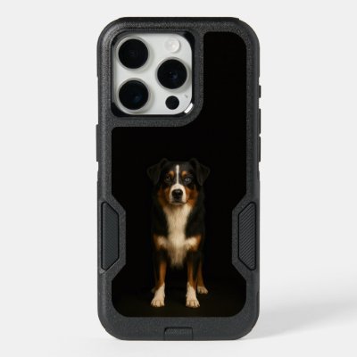 Black 4 Luxe iPhone 15 Pro, Aussie Shepherd