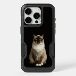 Black 4 Luxe iPhone 15 Pro, Birmanese Cat Pro Case
