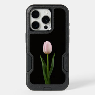 Black 4 Luxe iPhone 15 Pro, Blush Pink Tulip