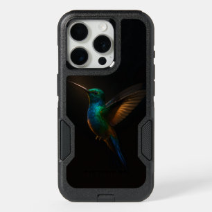 Black 4 Luxe iPhone 15 Pro Case, Flying Bird