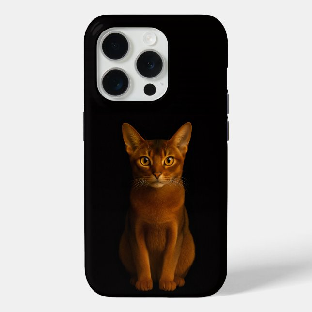 Black 4 Luxe iPhone 15 Pro Mate, Abyssinian Beauty Case-Mate iPhone Case (Back)