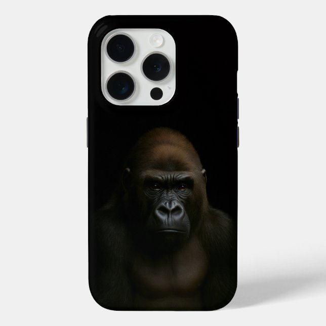 Black 4 Luxe iPhone 15 Pro Mate, Gorilla Case-Mate iPhone Case (Back)