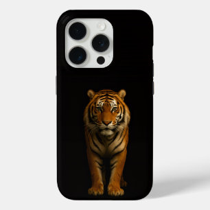 Black 4 Luxe iPhone 15 Pro Mate, Noble Tiger Case