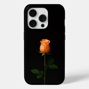 Black 4 Luxe iPhone 15 Pro Mate Sunset Orange Rose iPhone 15 Pro Case